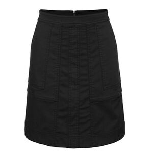 cabi Zip Line Skirt, Black